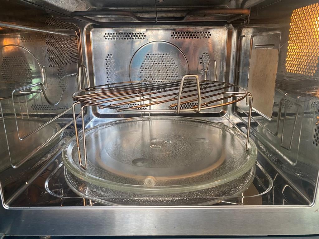 Inventum Vrijstaande Combi Magnetron MN308C, Ophalen, Gebruikt, Hete lucht, Draaiplateau
