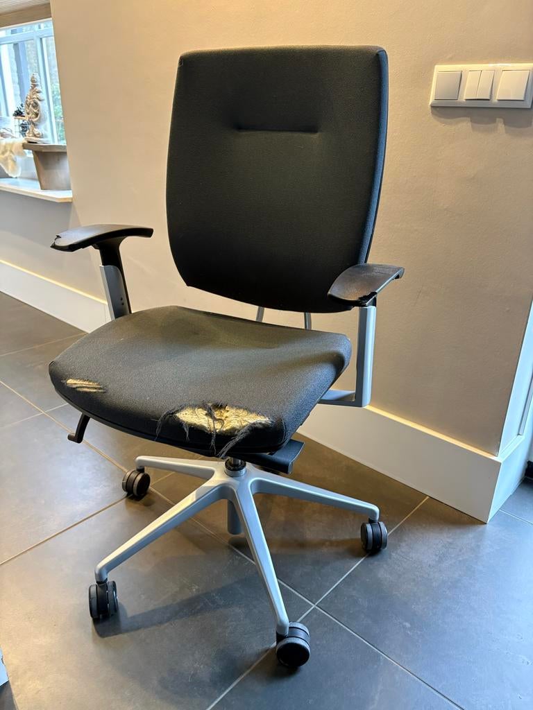 Sitland Spirit bureaustoel - Opknapper, Ophalen, Gebruikt, Zwart, Bureaustoel