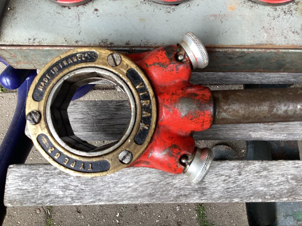 In originele kist compleet Virax snijijzer set., Doe-het-zelf en Verbouw, Ophalen of Verzenden