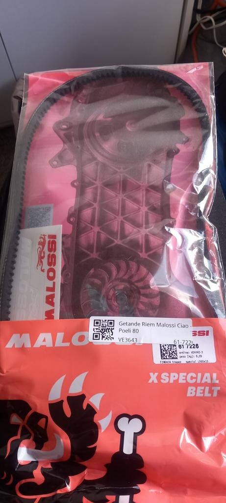 Malossi getande v- snaar, Ophalen of Verzenden