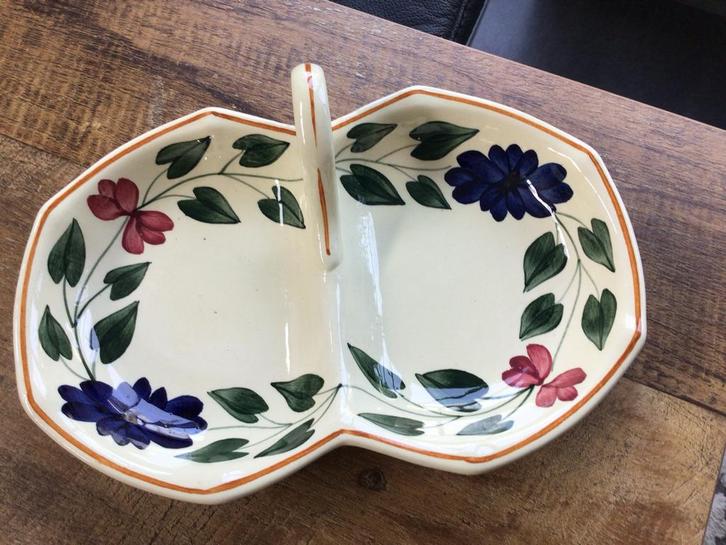 Vintage Maastricht Holland Petit Four Schaaltje, Antiek en Kunst, Antiek | Keramiek en Aardewerk, Ophalen of Verzenden