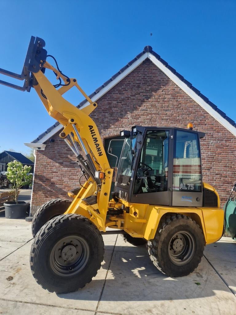 Ahlmann AL75 Silent shovel / wiellader, Ophalen