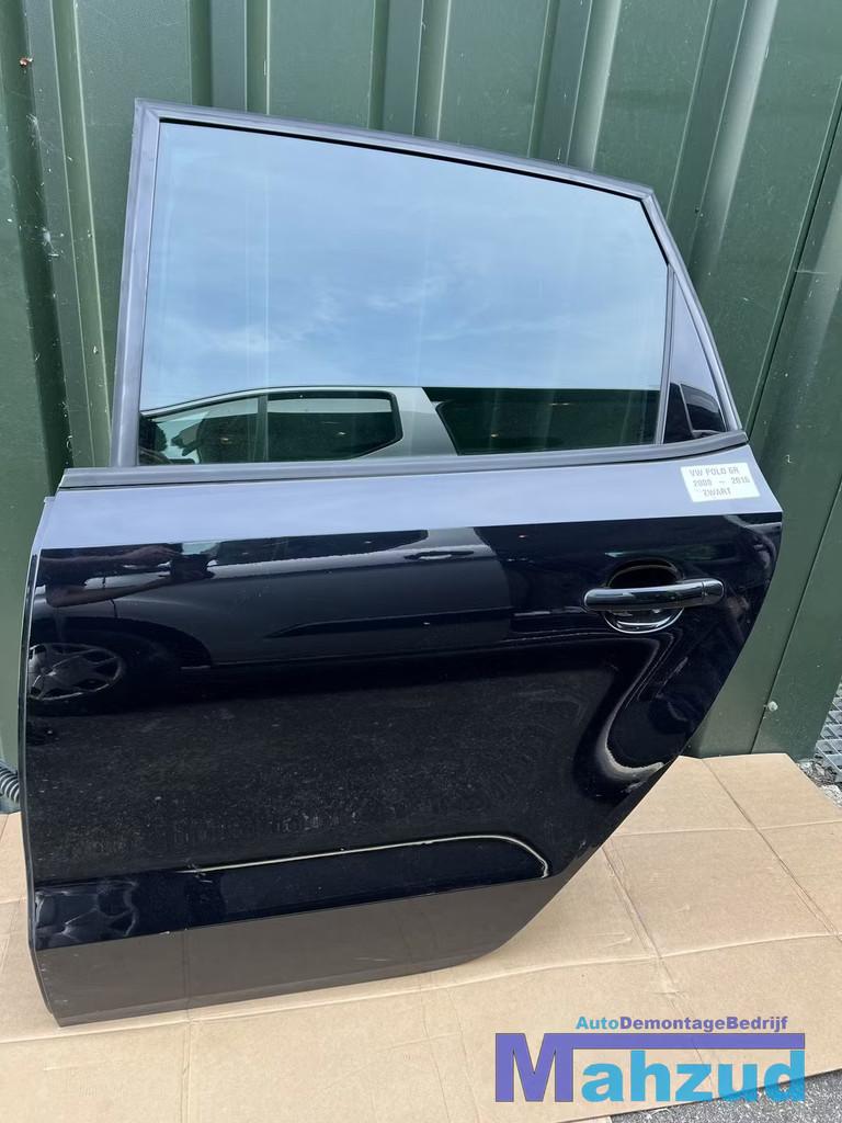VW POLO 6R 6C Zwart Links achter deur portier 2009-2015, Gebruikt, Volkswagen AG, Achter, Berliner Ring 2
38440  Wolfsburg, DE