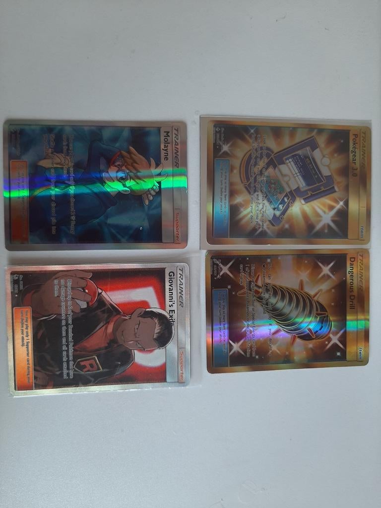 Bijzondere Pokémon Trainer Kaarten - Foil Collectie, Ophalen, Zo goed als nieuw, Meerdere kaarten, Foil
