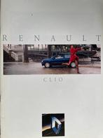 Folder van Renault Clio, gedrukt aug. 1992, Boeken, Auto's | Folders en Tijdschriften, Ophalen of Verzenden, Nieuw, Renault