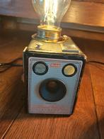 Vintage upcycled Kodak Brownie box camera lamp, Ophalen of Verzenden, Minder dan 50 cm
