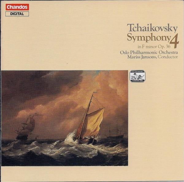 TCHAIKOVSKY Symphony 4 CD JANSONS CHANDOS, Ophalen of Verzenden, Romantiek, Gebruikt, Orkest of Ballet