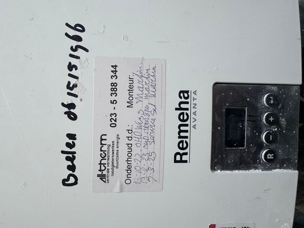 Remeha Avanta CV-ketel (2007) - Goed onderhouden, 30 tot 80 cm, Gebruikt, Hoog rendement (Hr), Cv-ketel of Combi-ketel