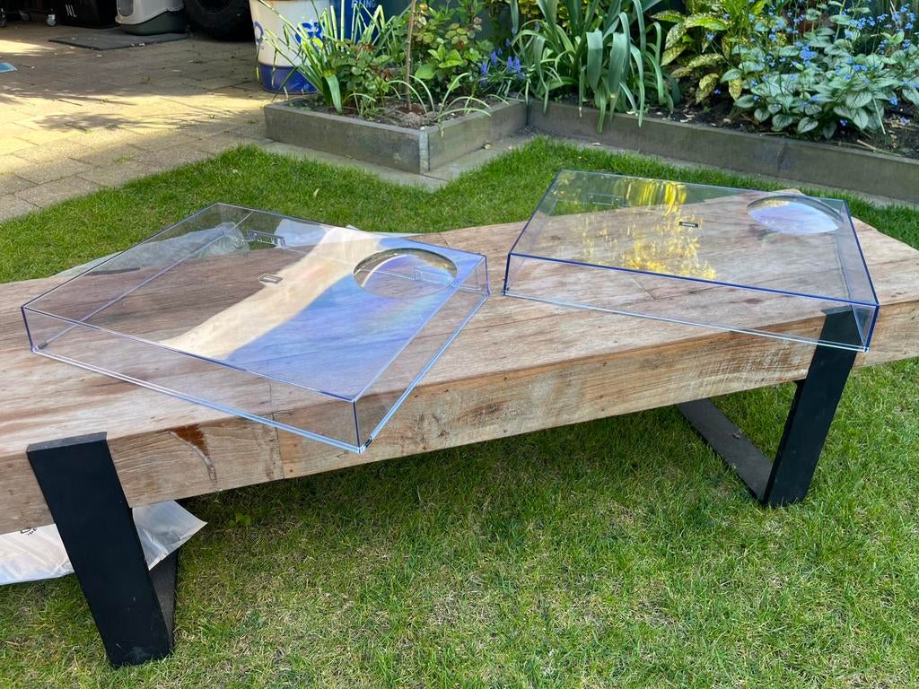 Zeer zeldzame nieuwe orginele sl1200 /1210 mk2 stofkappen, Audio, Tv en Foto, Platenspelers, Ophalen, Nieuw, Platenspeler-onderdeel