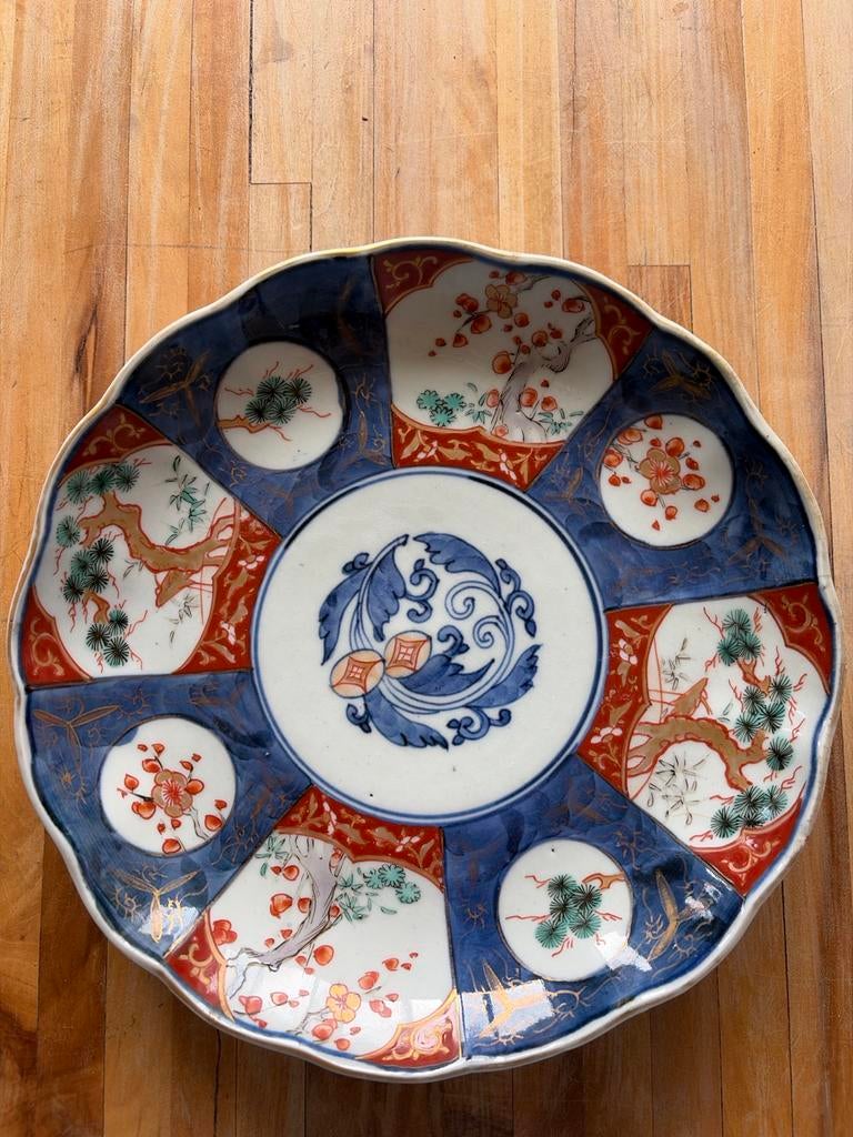 Authentiek Japans Imari porseleinen bord - ca. 1900, Antiek en Kunst, Ophalen of Verzenden