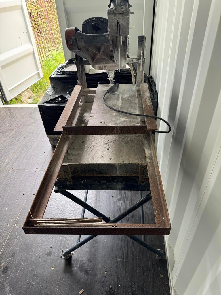 Clipper Tegelzaag Steenzaag - Model JW L-25-B, Doe-het-zelf en Verbouw, Gereedschap | Zaagmachines, Gebruikt, 70 mm of meer, Overige typen