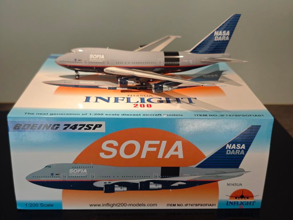 Inflight 200 Nasa 747SP Sofia, Verzamelen, Luchtvaart en Vliegtuigspotten, Ophalen of Verzenden, Nieuw, Schaalmodel