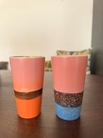 2 HKliving Latte mokken 70's serie - 280ml, Ophalen, Keramiek, Zo goed als nieuw, Overige stijlen