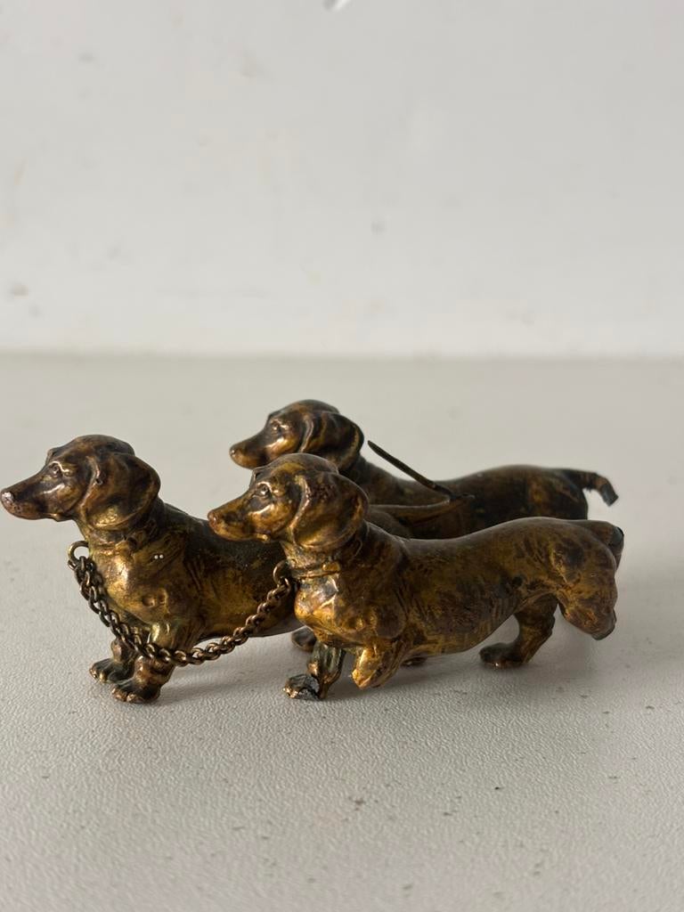 Weens brons teckeltjes, Antiek en Kunst, Ophalen of Verzenden