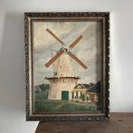 Antoon Stolker Schilderij Molen Culemborg 35x45 c, Ophalen of Verzenden