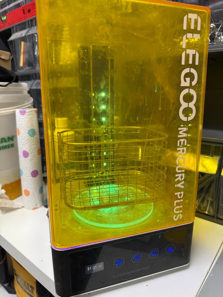 Elegoo Mercury Plus Wash & Cure Station voor 3D-prints, Computers en Software, 3D Printers, Ophalen, Gebruikt, Resin/Hars
