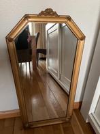 Gouden houten franse spiegel, Antiek en Kunst, Antiek | Spiegels, Ophalen, Rechthoekig, Minder dan 50 cm, Minder dan 100 cm