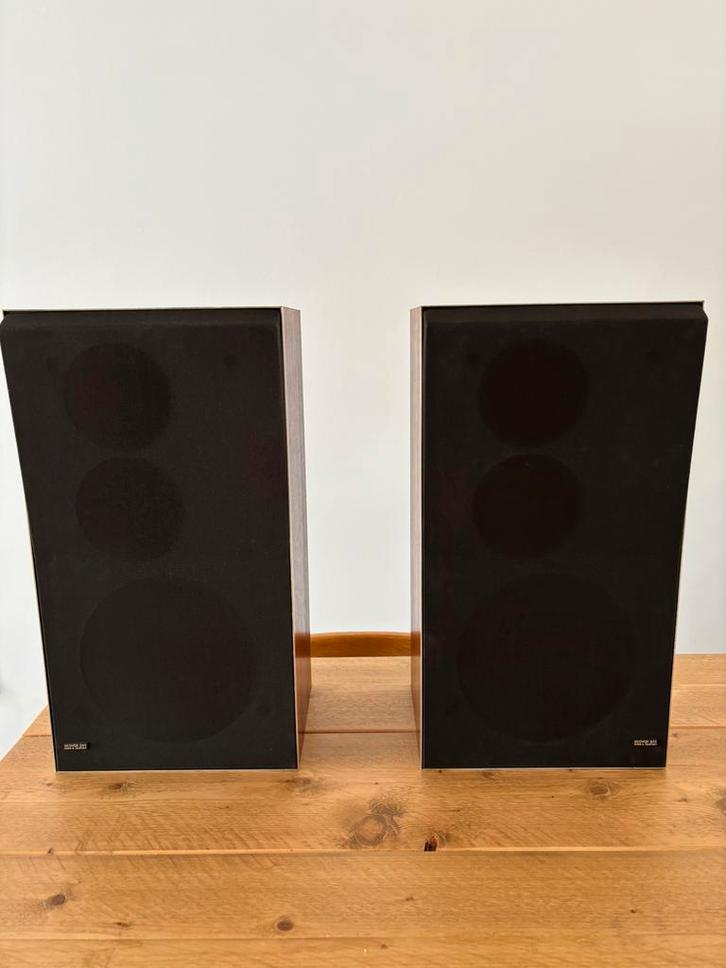 Bang & Olufsen (B&O) Beovox S45 speakers - Zeer goede staat!, Audio, Tv en Foto, Luidsprekers, Gebruikt, Front, Rear of Stereo speakers