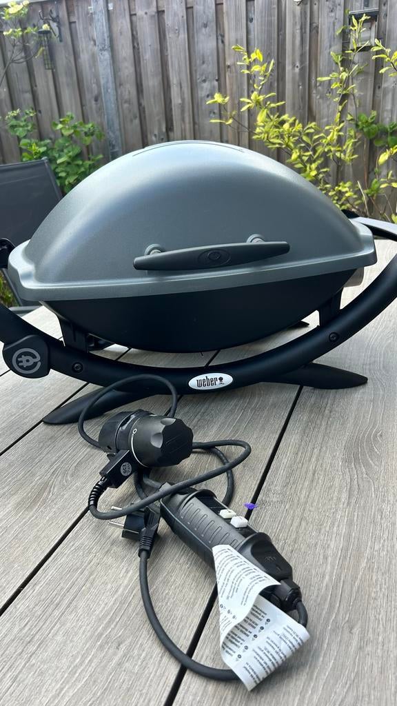 Weber Q2400 elektrische barbecue, Tuin en Terras, Elektrische barbecues, Ophalen, Zo goed als nieuw