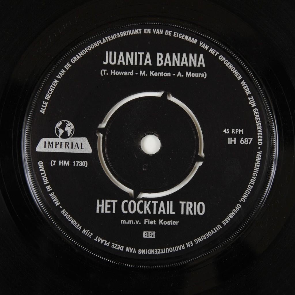 Juanita Banana HET COCKTAIL TRIO NL FEEST HIT 1966, Cd's en Dvd's, Gebruikt, Verzenden, 7 inch, Single