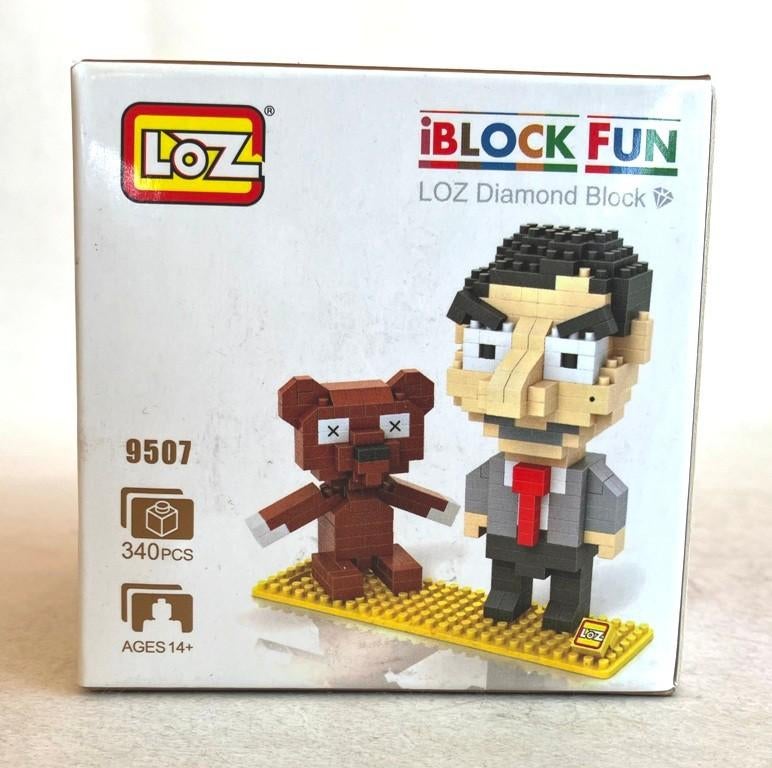Mr Bean en Teddy iBlock doosje., Ophalen of Verzenden, Nieuw, Tv, Actiefiguur of Pop