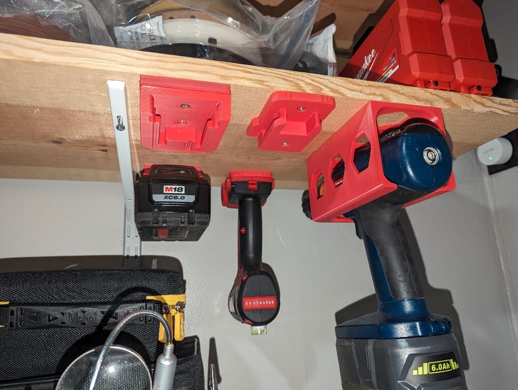Milwaukee M18 accu- en gereedschapshouder, Ophalen of Verzenden