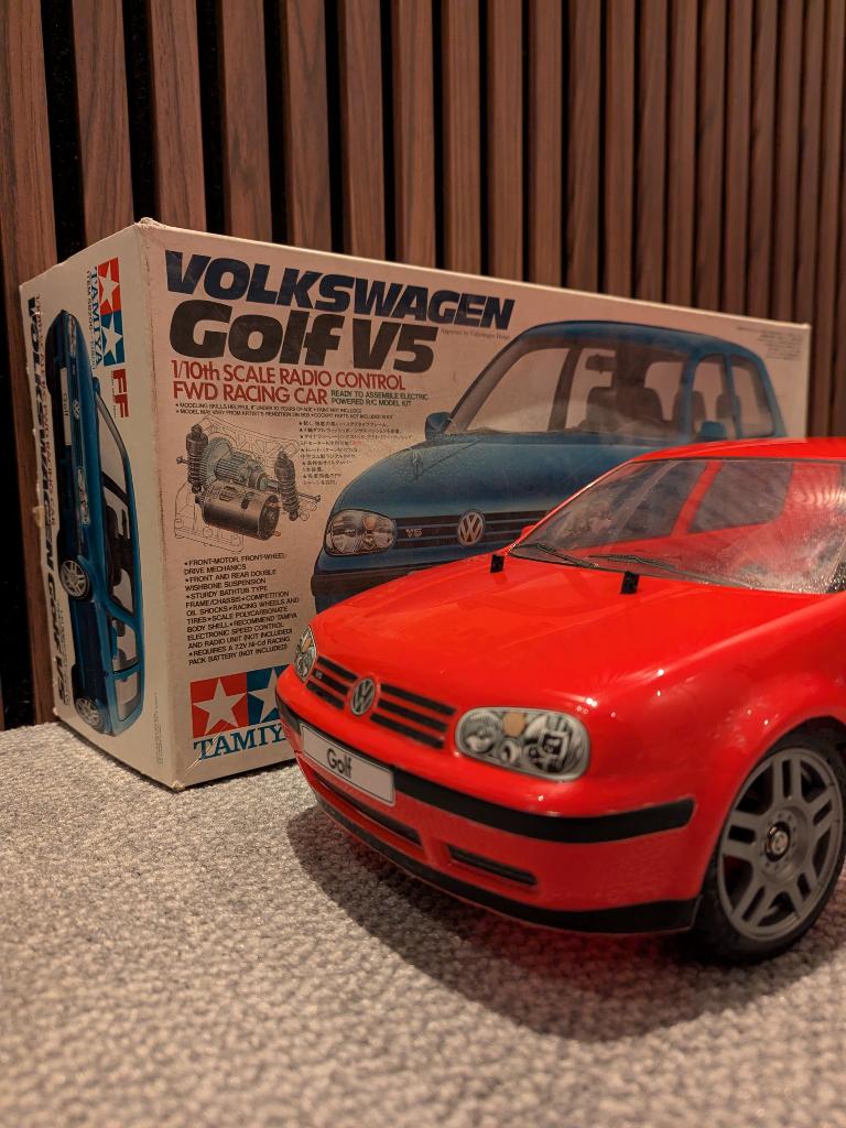 Tamiya Golf V5, Gebruikt, Schaal 1:10, Auto onroad, Ophalen