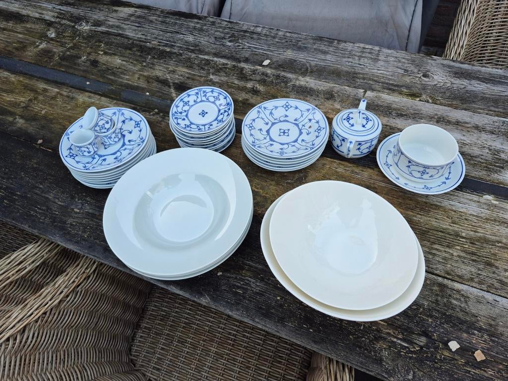 Saksisch blauw serviesgoed, Huis en Inrichting, Keuken | Servies, Overige typen, Ophalen of Verzenden, Zo goed als nieuw, Overige stijlen