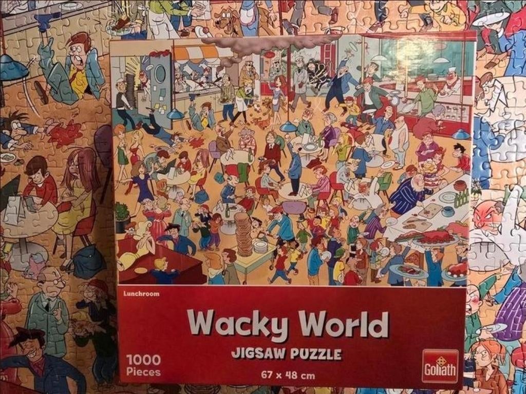 Wacky World, Jigsaw puzzel, 1000 stukjes, Ophalen, 500 t/m 1500 stukjes, Zo goed als nieuw