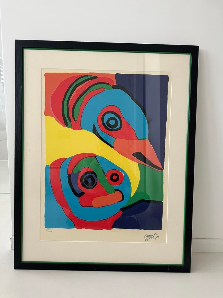 Karel Appel vogel uit 1971, Ophalen