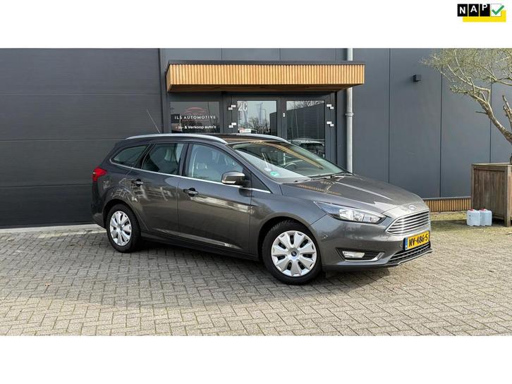 Ford Focus Wagon 1.0 Titanium Navi Cruise PDC DealerOH, Auto's, Ford, Bedrijf, Te koop, Focus, ABS, Airbags, Airconditioning, Bluetooth