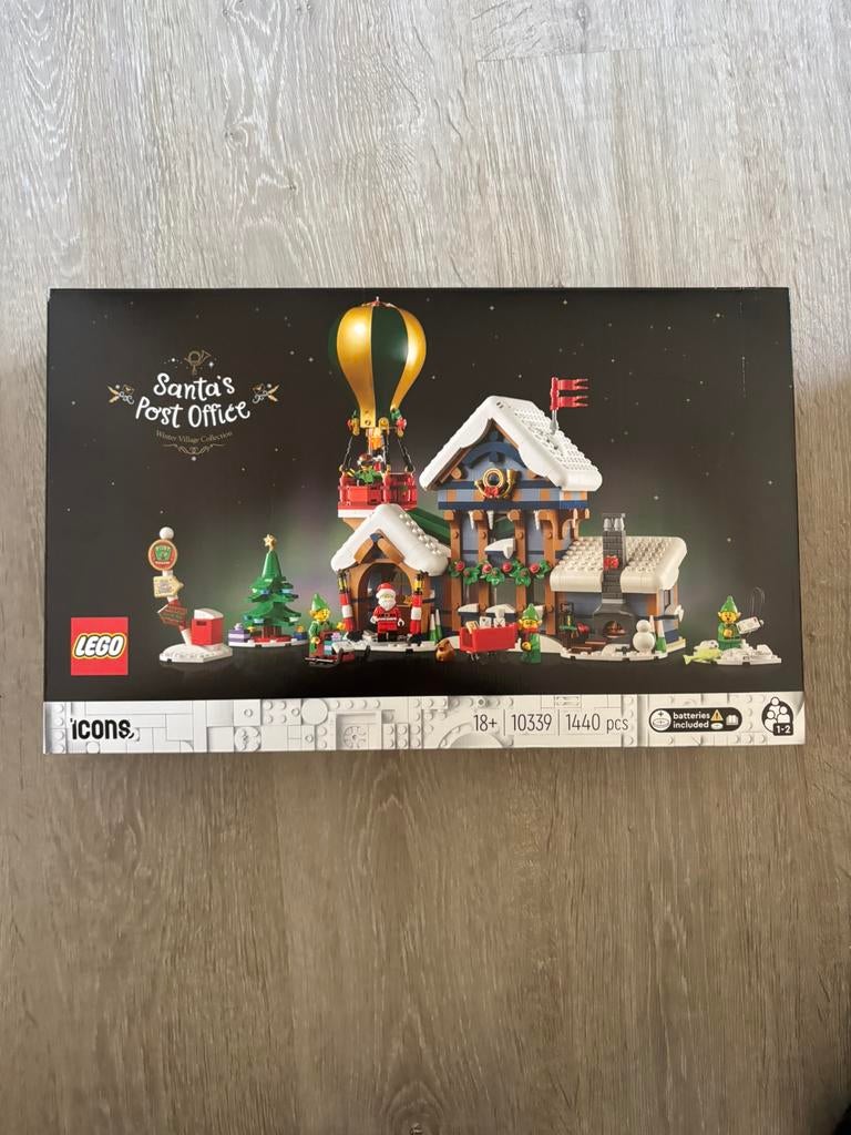 Lego Santa's post office 10339 winter village collectionZGAN, Lego, Ophalen of Verzenden, Zo goed als nieuw, Compleet