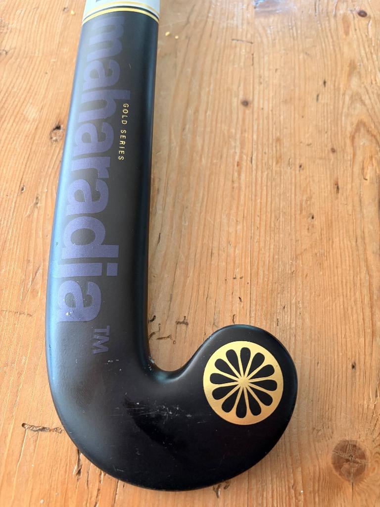 Indian maharadja JR Gold indoor Hockeystick Als Nieuw 90 cm, Ophalen, Zo goed als nieuw, Stick