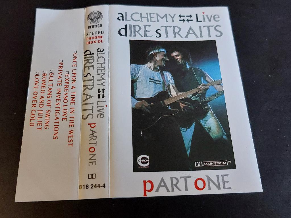DIRE STRAITS - ALCHEMY LIVE PART ONE (MC-INLAY), Overige genres, 1 bandje, Ophalen of Verzenden, Zo goed als nieuw