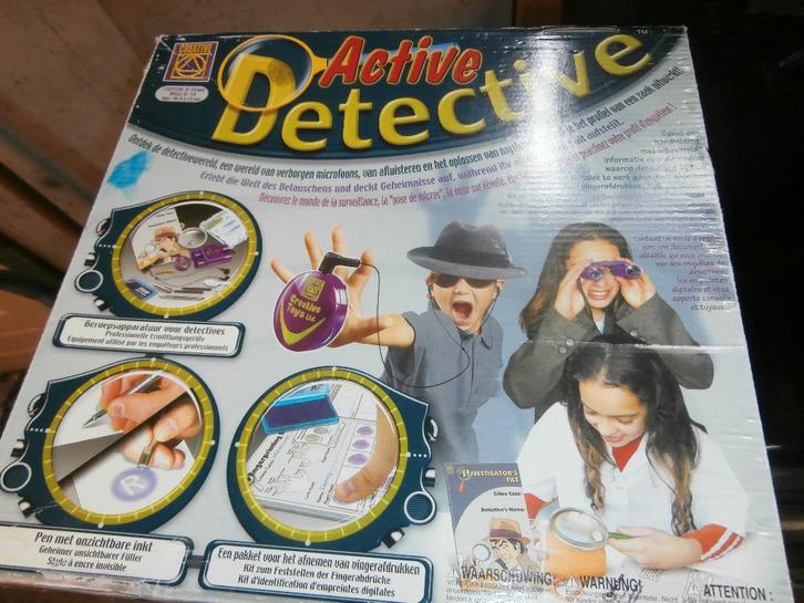 Detective spullen active detective ontdekken politie speuren, Kinderen en Baby's, Speelgoed | Overig, Gebruikt, Jongen of Meisje
