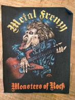 Metal Frenzy Monsters of Rock Tronseal backpatch muziek RARE, Verzamelen, Ophalen of Verzenden, Zo goed als nieuw, Overige typen