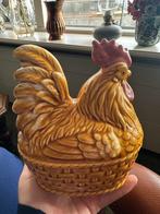 Antieke kip op nest theepot - Uniek verzamelobject, Antiek en Kunst, Ophalen