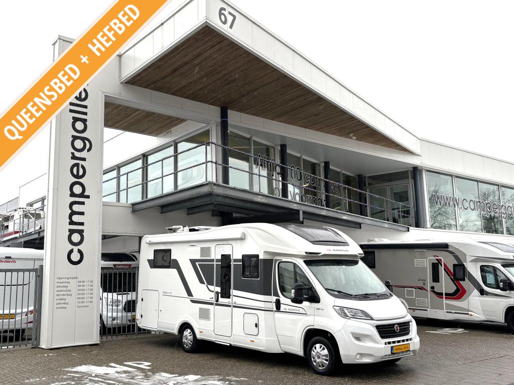 Adria Matrix Plus 670 DC QUEENSBED + HEFBED FACE TO FACE, Fiat, 7 tot 8 meter, Bedrijf, Adria