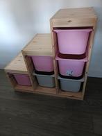 IKEA TROFAST speelgoedkast met bakken, Ophalen, 5 laden of meer, 50 tot 100 cm, Zo goed als nieuw