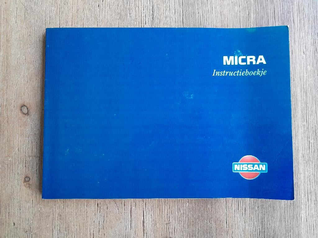 INSTRUCTIEBOEKJE - Origineel - NISSAN MICRA K11 -Model: 1998, Auto diversen, Handleidingen en Instructieboekjes, Verzenden