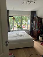 Auping bed met verstelbare spiralen en luxe bedkast, Wit, Tweepersoons, Ophalen of Verzenden, 200 cm