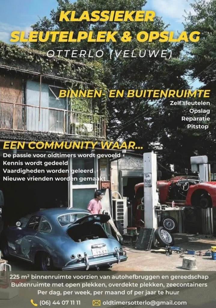 Oldtimer Klassieker Sleutelplek & Opslag – Otterlo (Veluwe), Ophalen