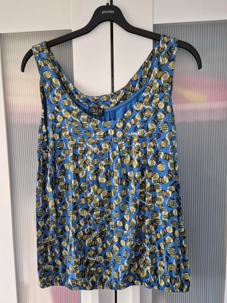 Top van Zilch, Blauw, Maat 46/48 (XL) of groter, Nieuw, Ophalen of Verzenden