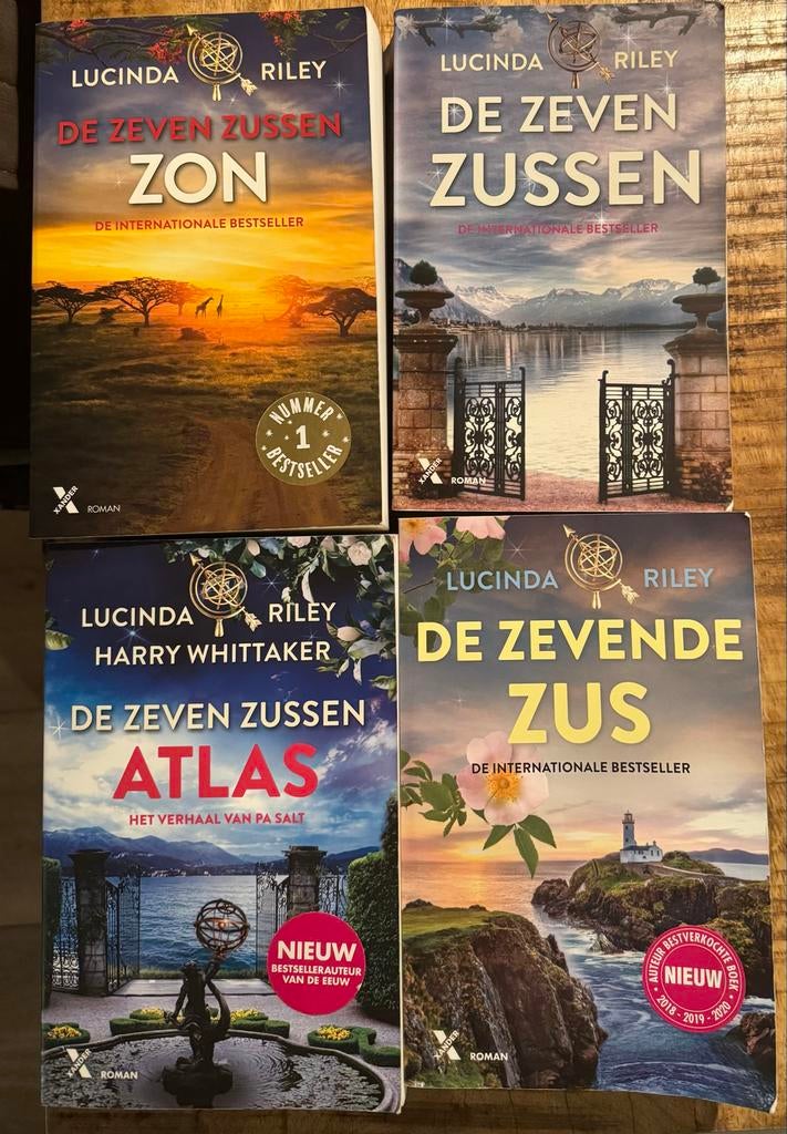 De Zeven Zussen boeken van Lucinda Riley, Ophalen of Verzenden, Gelezen, Nederland