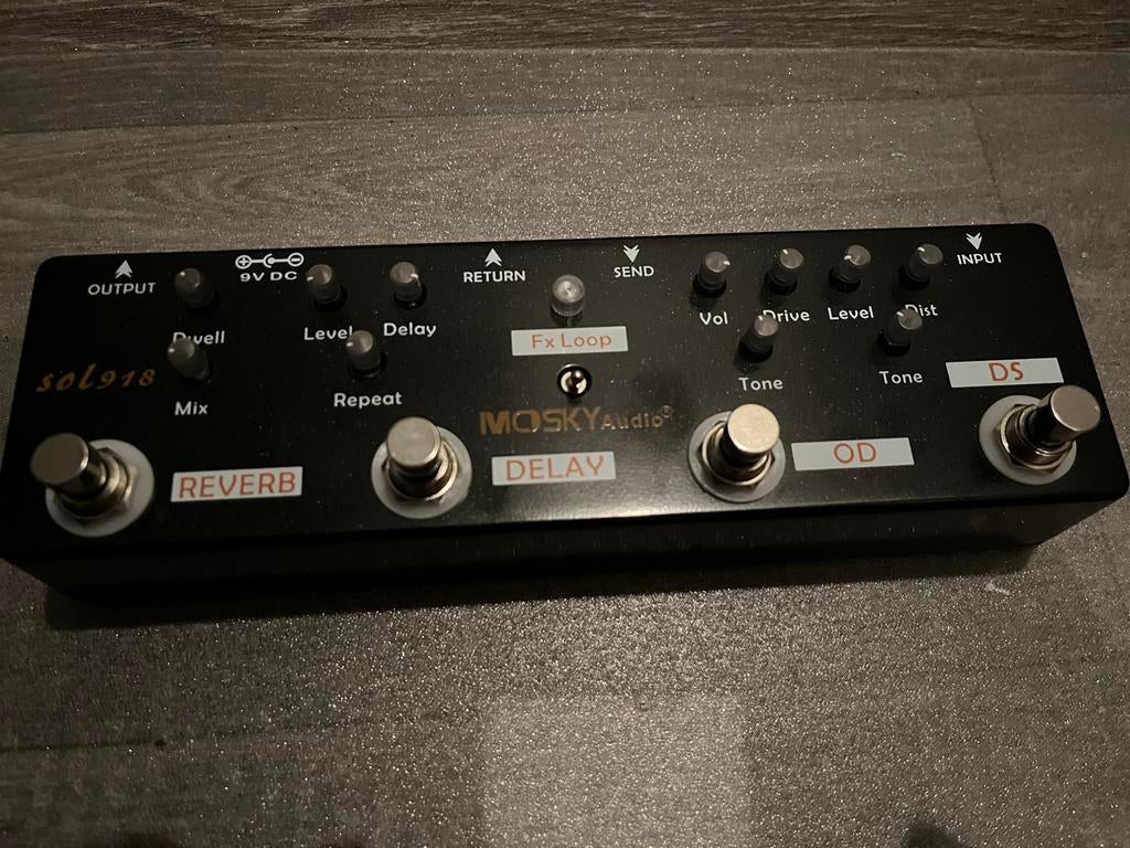 Mosky Audio sol918 multi-effect pedaal, Ophalen of Verzenden, Gebruikt, Reverb