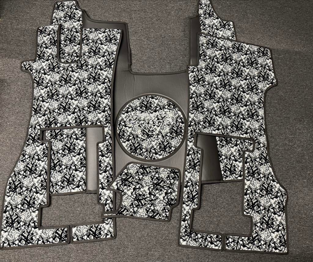 Scania R Next Gen Tunnelhoeset - Zwart Leer/Grijs Pluche, Auto-onderdelen, Interieur en Bekleding, Ophalen of Verzenden, Nieuw