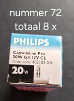 Nr. 72 Philips capsuline pro, Minder dan 30 watt, Halogeen (gloei)lamp, Nieuw, Bipin of Steekvoet