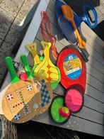 Diverse speelgoedset: voetbal, elastiek, rackets en meer, Kinderen en Baby's, Speelgoed | Overig, Ophalen of Verzenden, Gebruikt