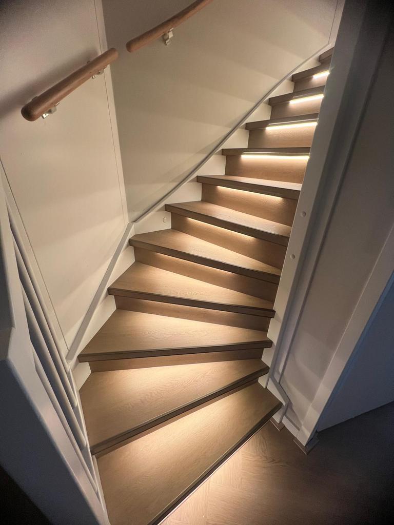 Trap Renovatie Actie, Huis en Inrichting, Stoffering | Vloerbedekking, Crème, Overige typen, Pvc Trap Renovatie, Nieuw