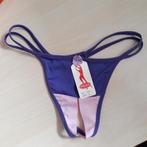 sexy stringetje, is open, heeft dubbele bandjes, roze-paars, Verzenden, Roze, String